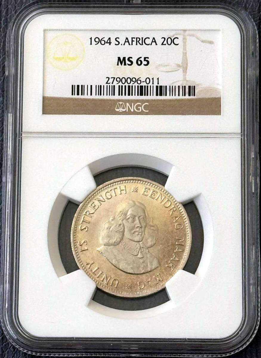 1964 Twenty Cents NGC MS65