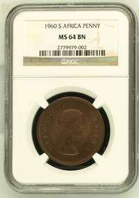 1960 Union Coin Set NGC "Mint State" Coins