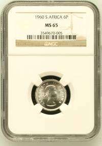 1960 Union Coin Set NGC "Mint State" Coins