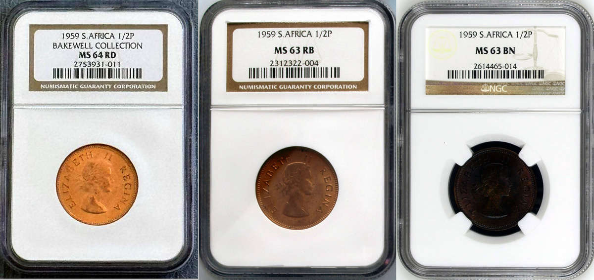 1959 Union Coin Set NGC "Mint State" Coins