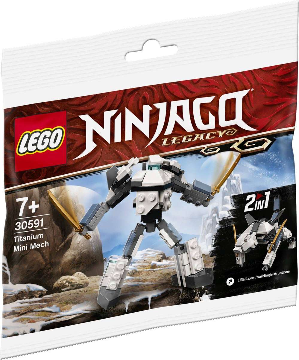 Titanium Mini Mech (30591) Lego Ninjago Set - Polybag