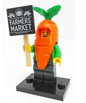 Carrot Mascot (Series 24) Lego Minifigure