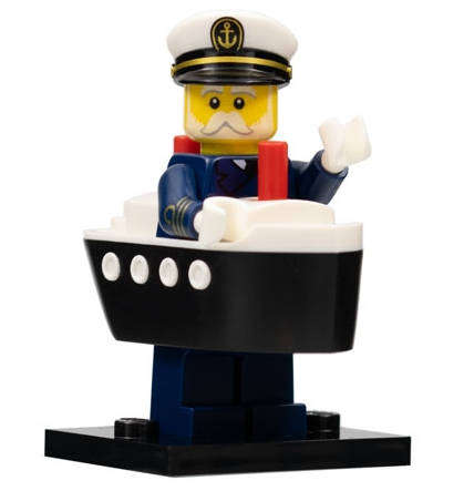 Ferry Captain (Series 23) Lego Minifigure