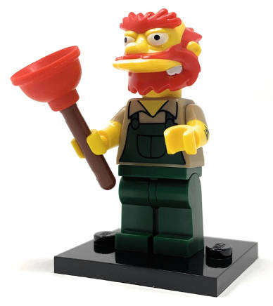 Groundskeeper Willie (The Simpsons Series 2) Lego Minifigure