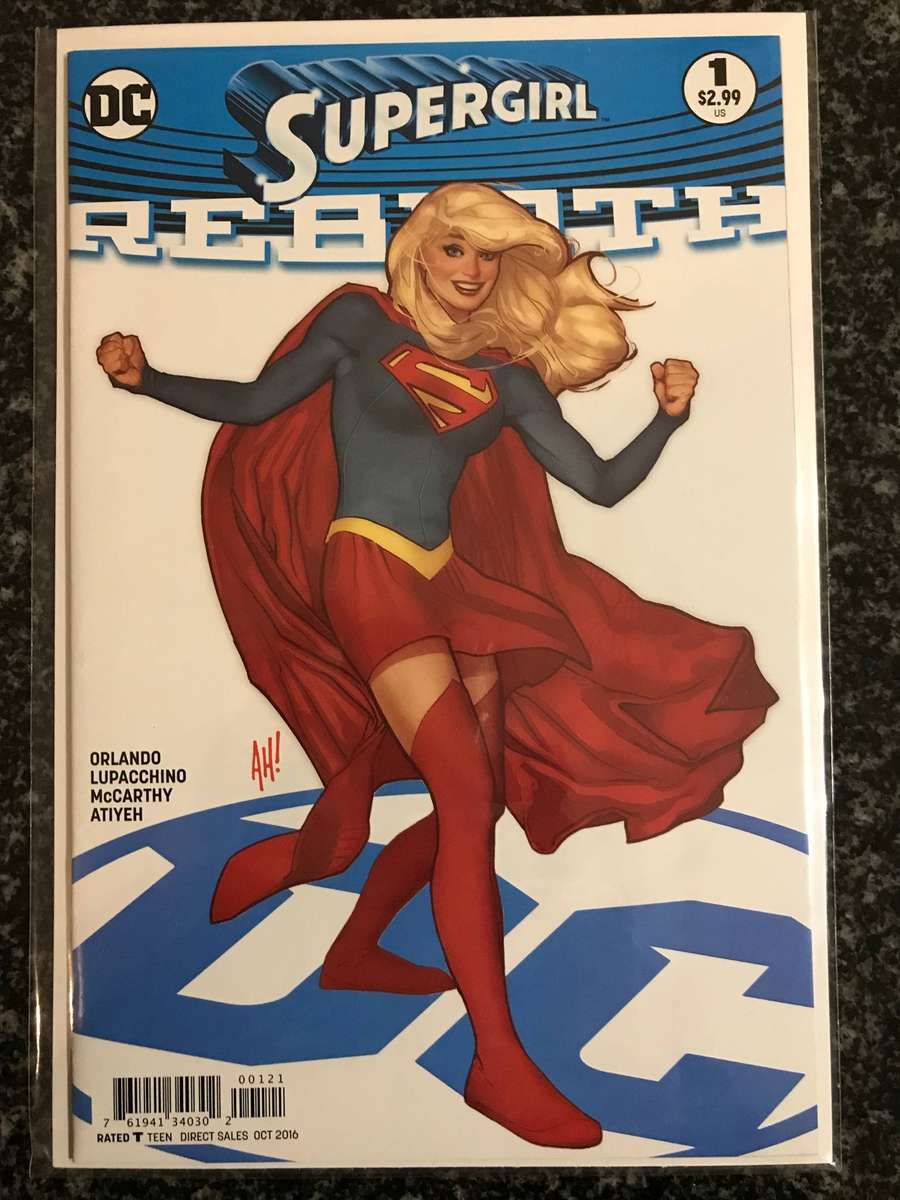 Supergirl Rebirth #1 Adam Hughes Variant (NM - 2016) DC Comics