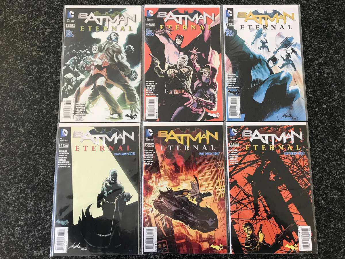 Batman Eternal #31 / #32 / #33 / #34 / #35 / #36 (NM - 2015) DC Comics Bundle