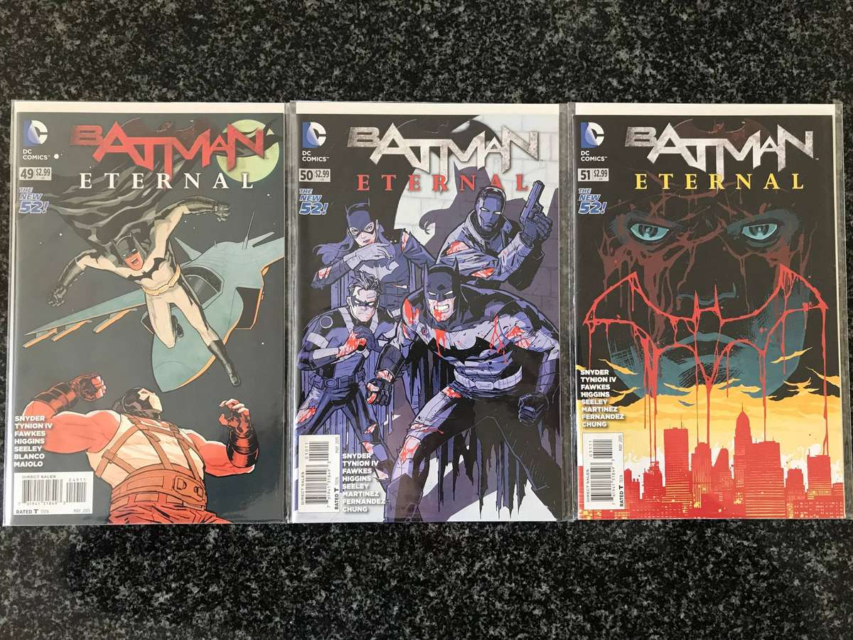 Batman Eternal #49 / #50 / #51 (NM - 2015) DC Comics Bundle