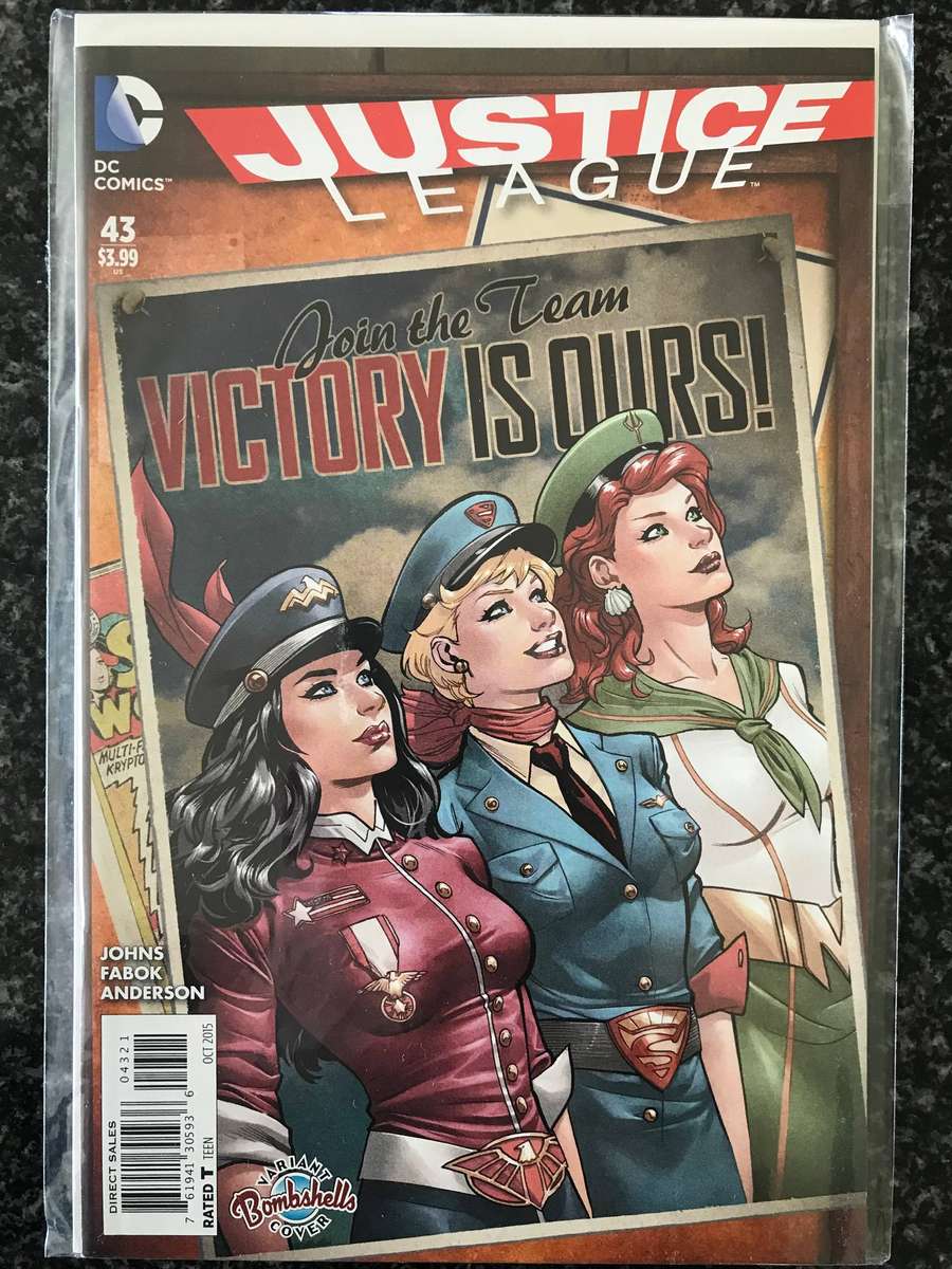 Justice League #43 Bombshell Variant (NM - 2014) DC Comics
