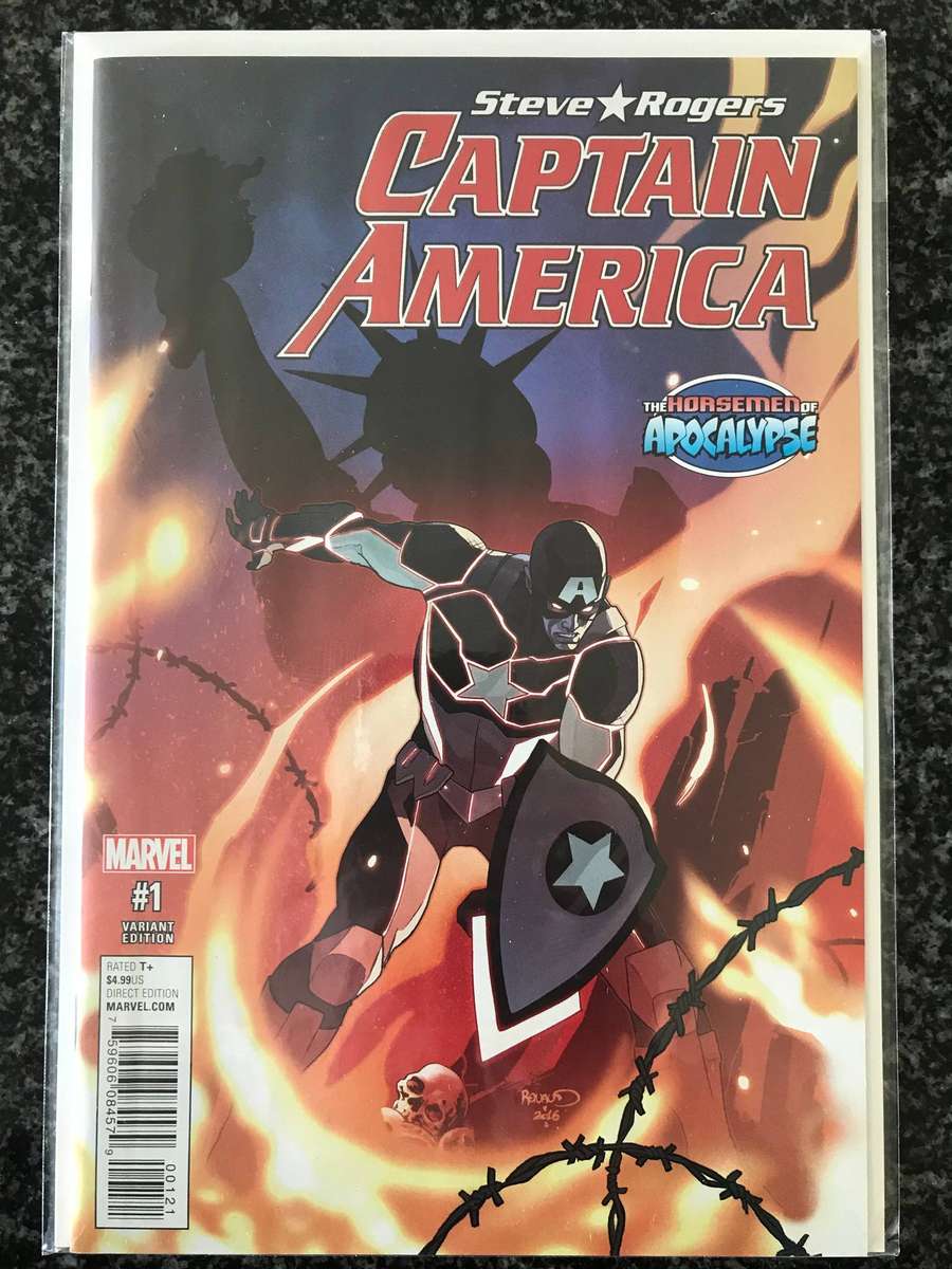 Captain America Steve Rogers #1 Paul Renaud Variant (NM - 2016) Marvel Comics