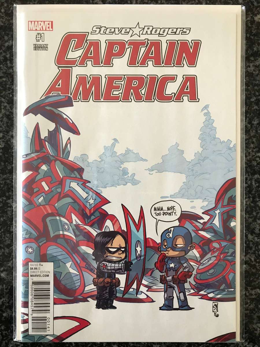 Captain America Steve Rogers #1 Skottie Young Variant (NM - 2016) Marvel Comics