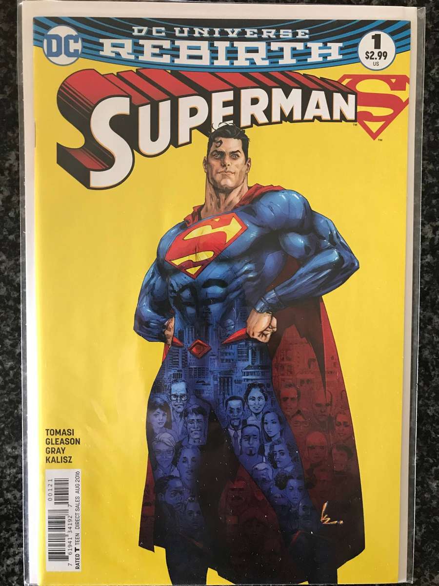 Superman #1 Kenneth Rocafort Variant (NM - 2016) Rebirth DC Comics