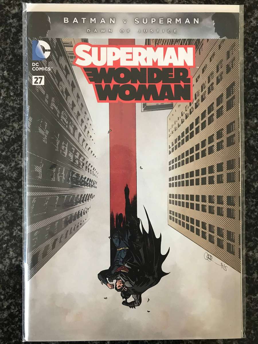 Superman Wonder Woman #27 Charlie Adler Variant (NM - 2016) DC Comics