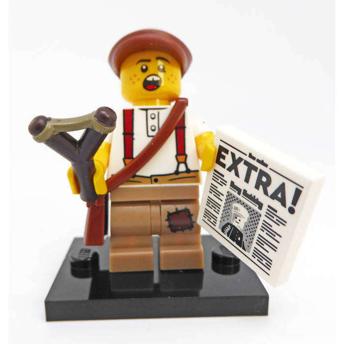 Newspaper Kid (Series 24) Lego Minifigure