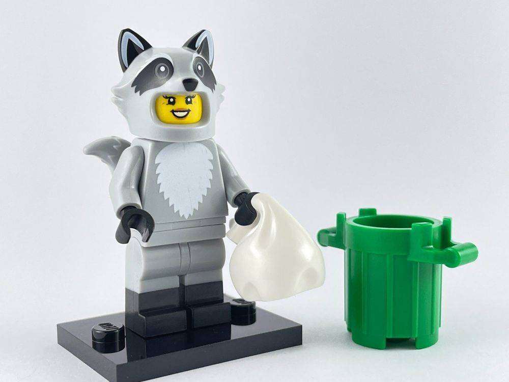 Raccoon Costume Fan (Series 22) Lego Minifigure