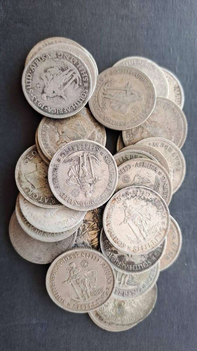 80% Silver 1 shilling Silver Investment coins