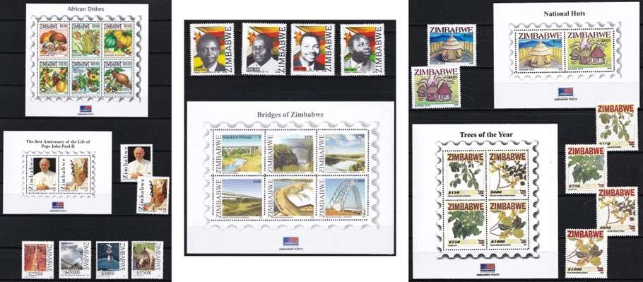 2006 Zimbabwe UMM(**) Year Issues & Minisheets - Some Very Scarce/Difficult