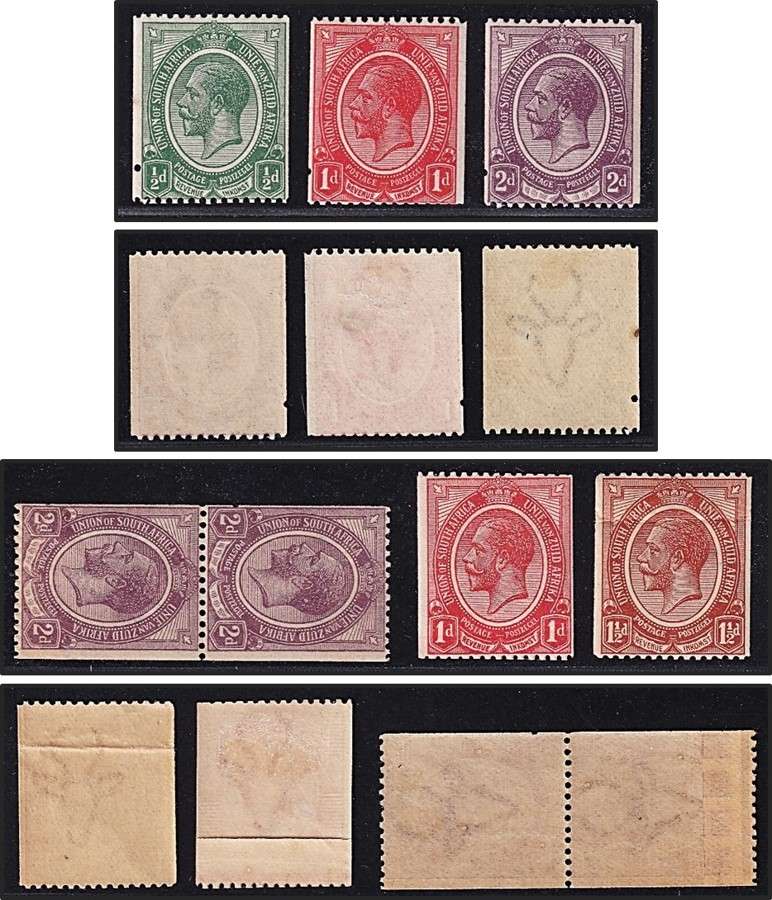 1913 Union Kingshead MM/UMM Coils - Pinholes, Paper Joins or Both