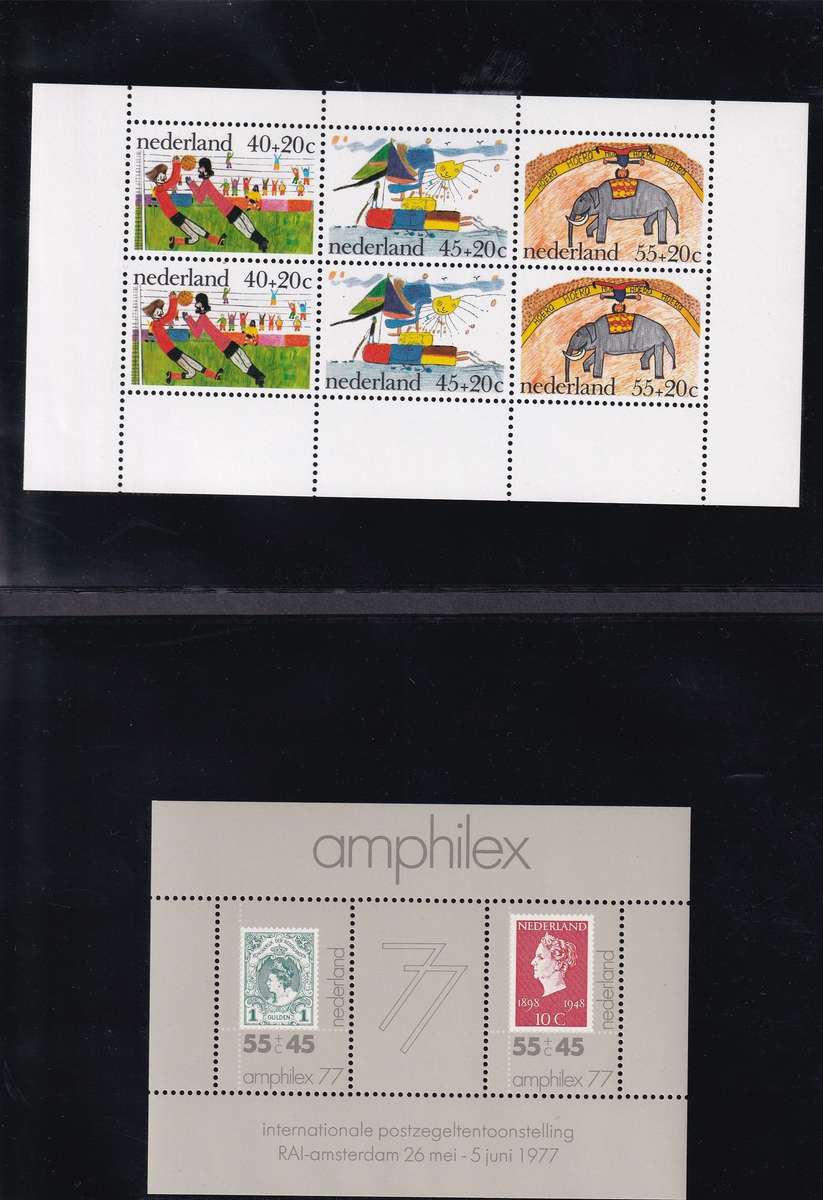 1972-79 Netherlands UMM(**) Issues & Minisheets on Cards