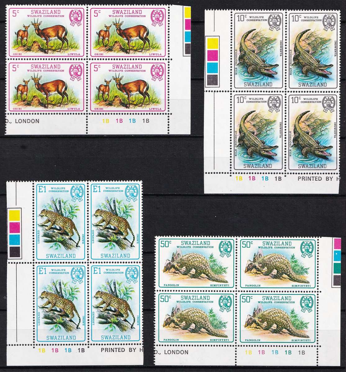 1980 Swaziland Rotary/London80/Fishes/Animals Sets in UMM & VFU Controls @ CV  R2,350+