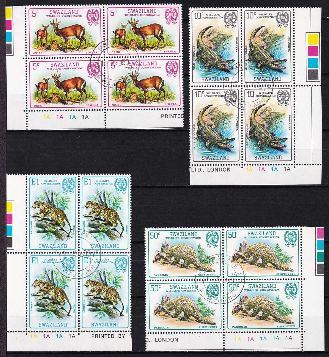 1980 Swaziland Rotary/London80/Fishes/Animals Sets in UMM & VFU Controls @ CV  R2,350+