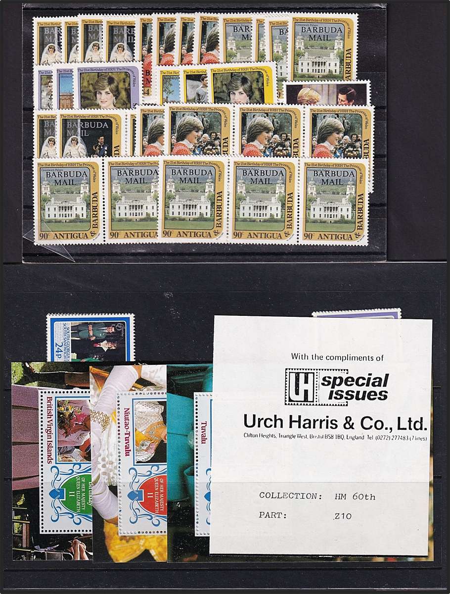 Royal Family  & Commonwealth UMM(**) Selection (Some Unopened) - Good CV Lot!