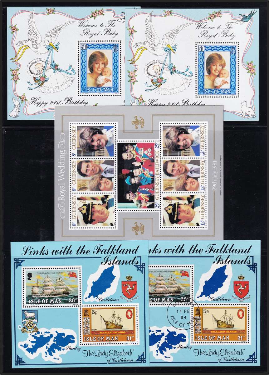 Royal Family  & Commonwealth UMM(**) Selection (Some Unopened) - Good CV Lot!