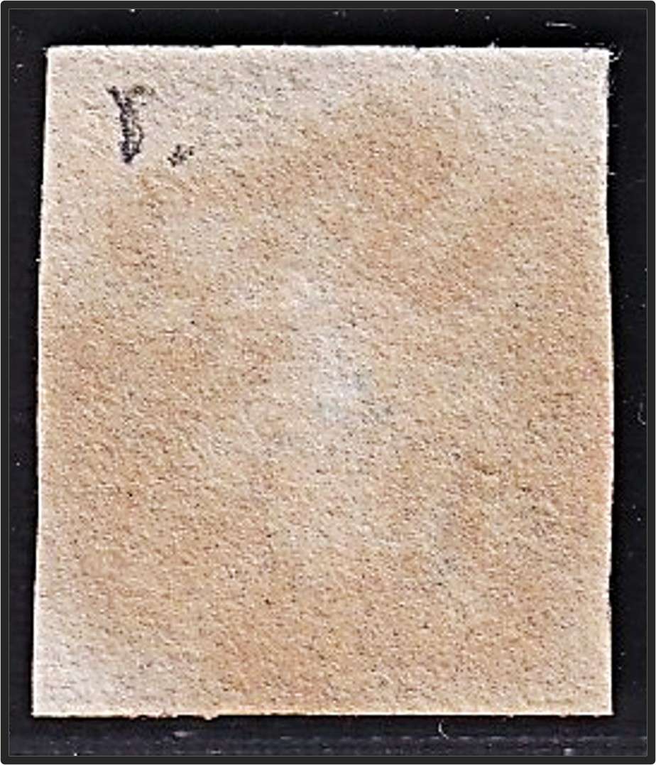 1840 Great Britain QV 1d Black, SG.1 with Beautiful Red Maltese Cross, 4 x Full Margins