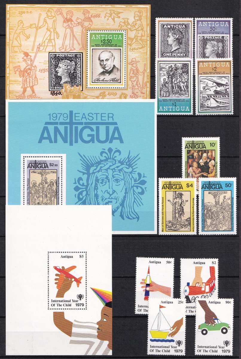 1979/1981 Antigua UMM(**) Sets  @ CV  R3,200+