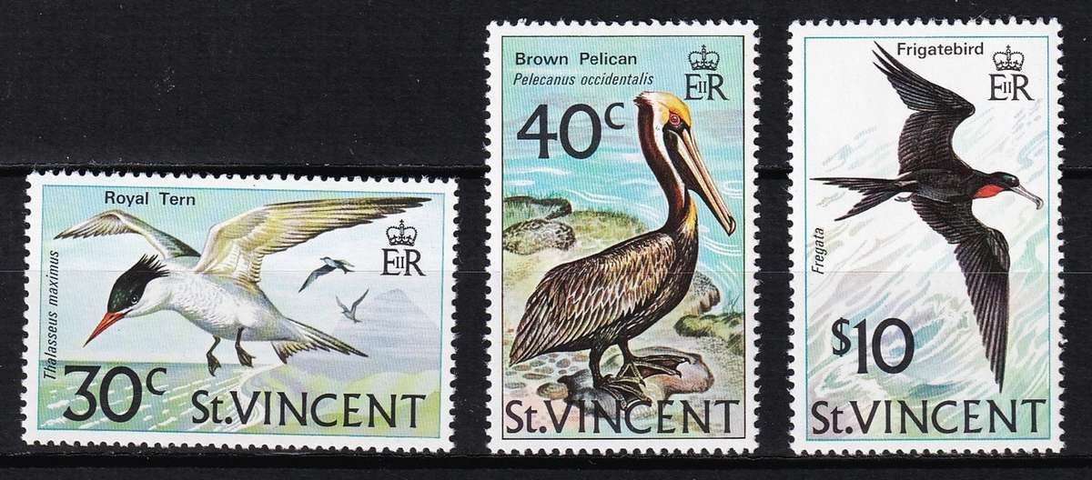 1974 St Vincent UMM(**) Bird Set of 3  @ CV  R950+