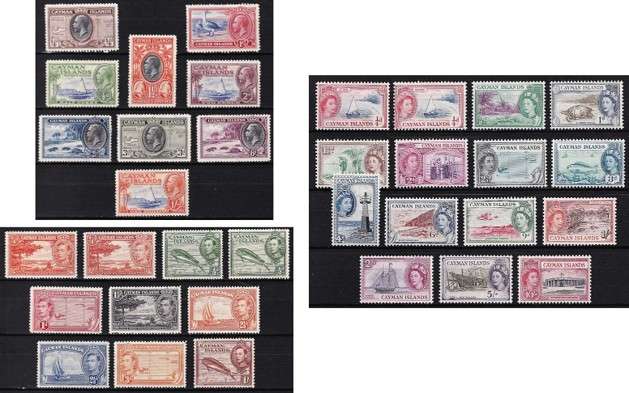 1935-53 Cayman Islands KGV(MM*)/KGVI(MM*)/QEII (UMM**) S/Sets & Varieties @ R4,150+