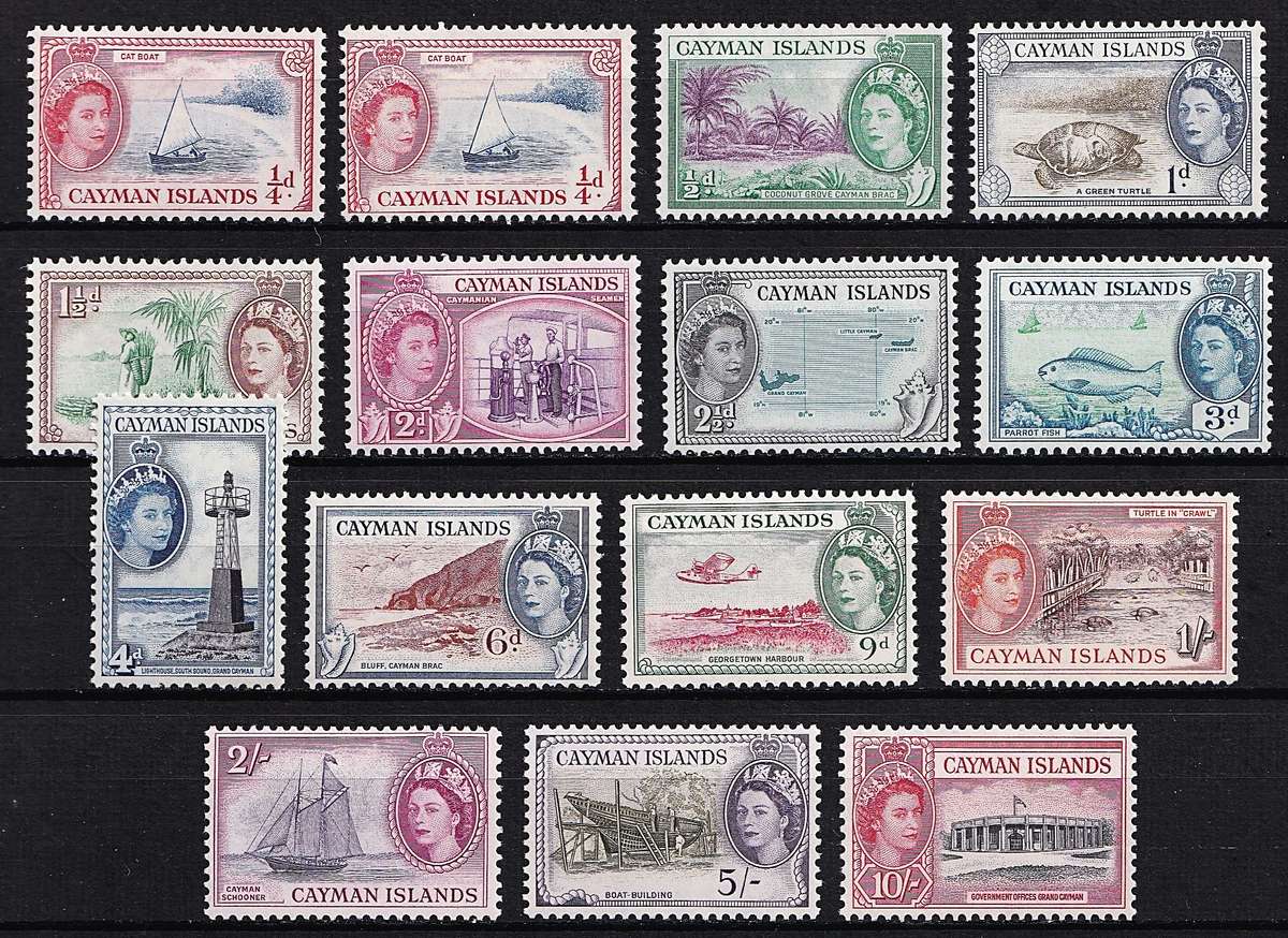 1935-53 Cayman Islands KGV(MM*)/KGVI(MM*)/QEII (UMM**) S/Sets & Varieties @ R4,150+