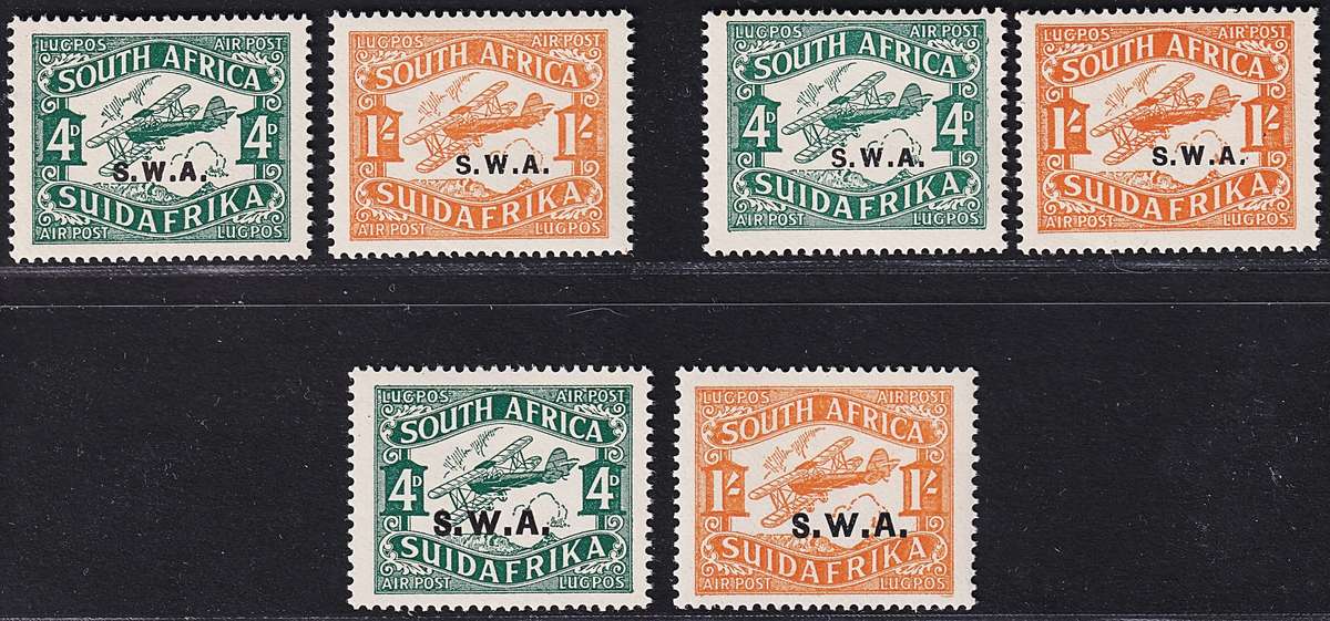 1930 SWA Airmail UMM(**) CC.95/6, CC.97/8 & CC.99/100  @ CV  R3,300