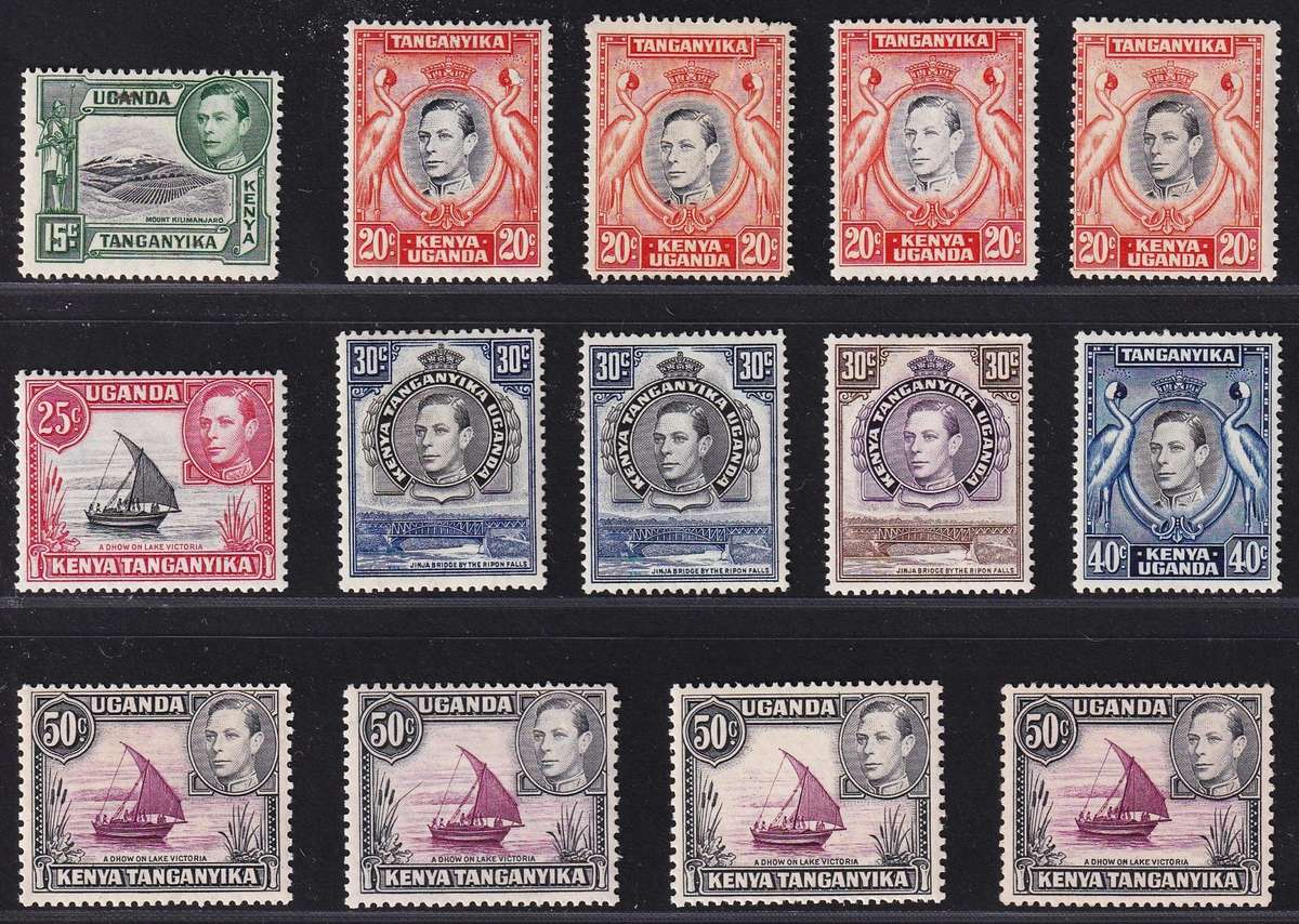 1938 KUT KGVI MM(*) S/Set to £1 with Most Listed Issues/Varieties  @ High CV  R28,750+