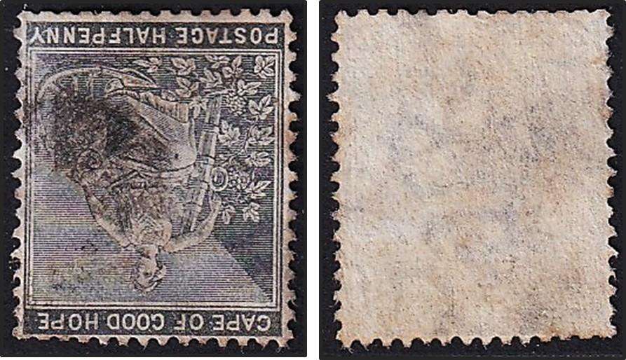 1871/6 CoGH CC.23b Used INVERTED WATERMARK  @ CV  R4,500