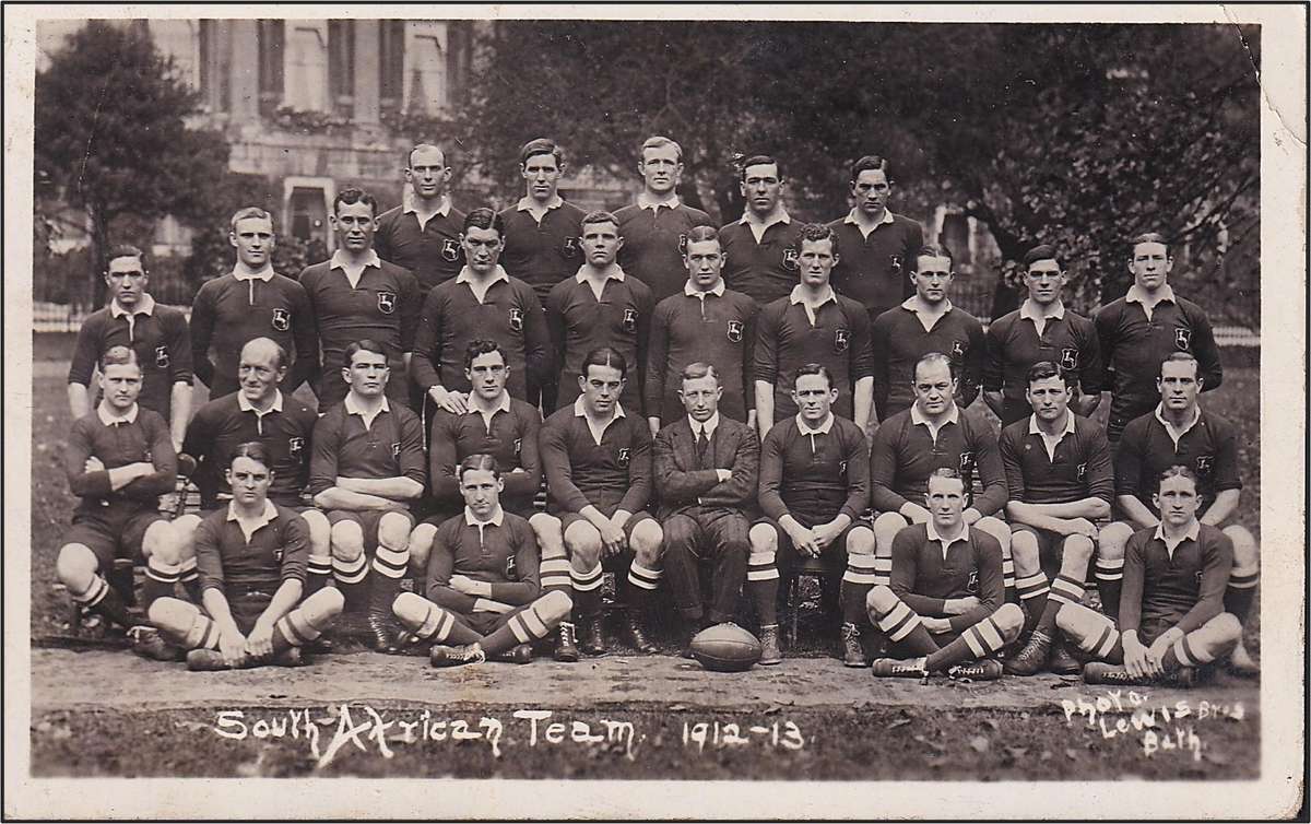 1912/13 Union Postcard - Rugby Thematic with Team Names on Back - Great Thematic
