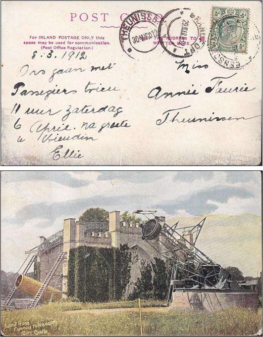 1912 Tvl KEVII ½d on ORC Cover - EENSGEVONDEN, THEUNISSEN & BRANDFORT