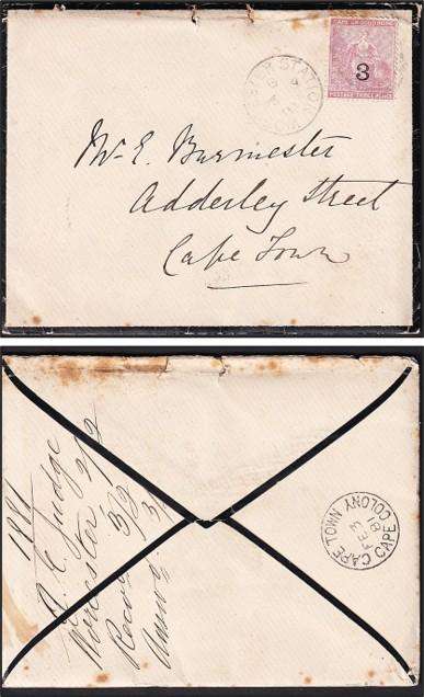 1881 CoGH Cover & Letter with CC.32 Tied to Cover by WORCESTER STATION SC - Nice Item!