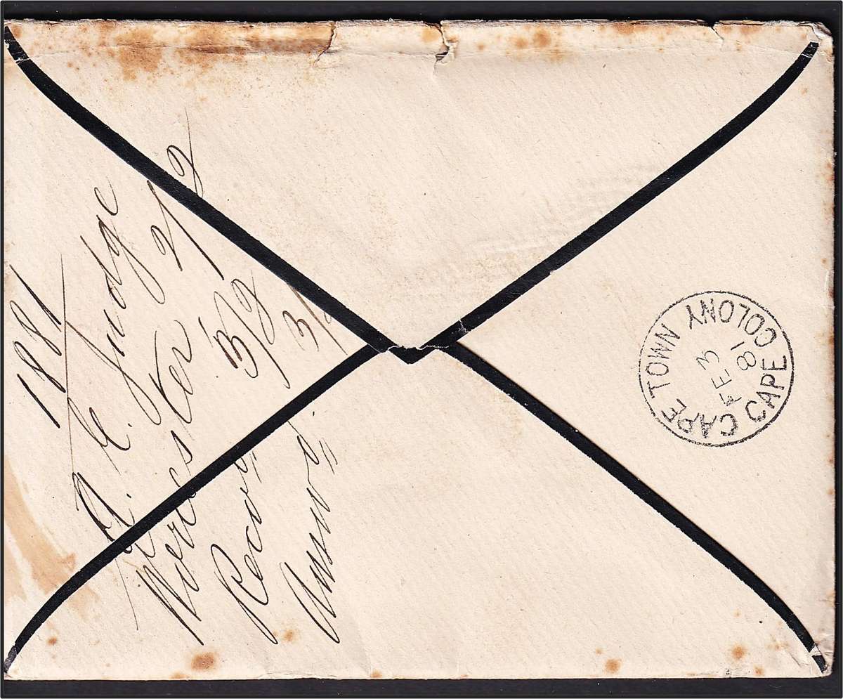 1881 CoGH Cover & Letter with CC.32 Tied to Cover by WORCESTER STATION SC - Nice Item!