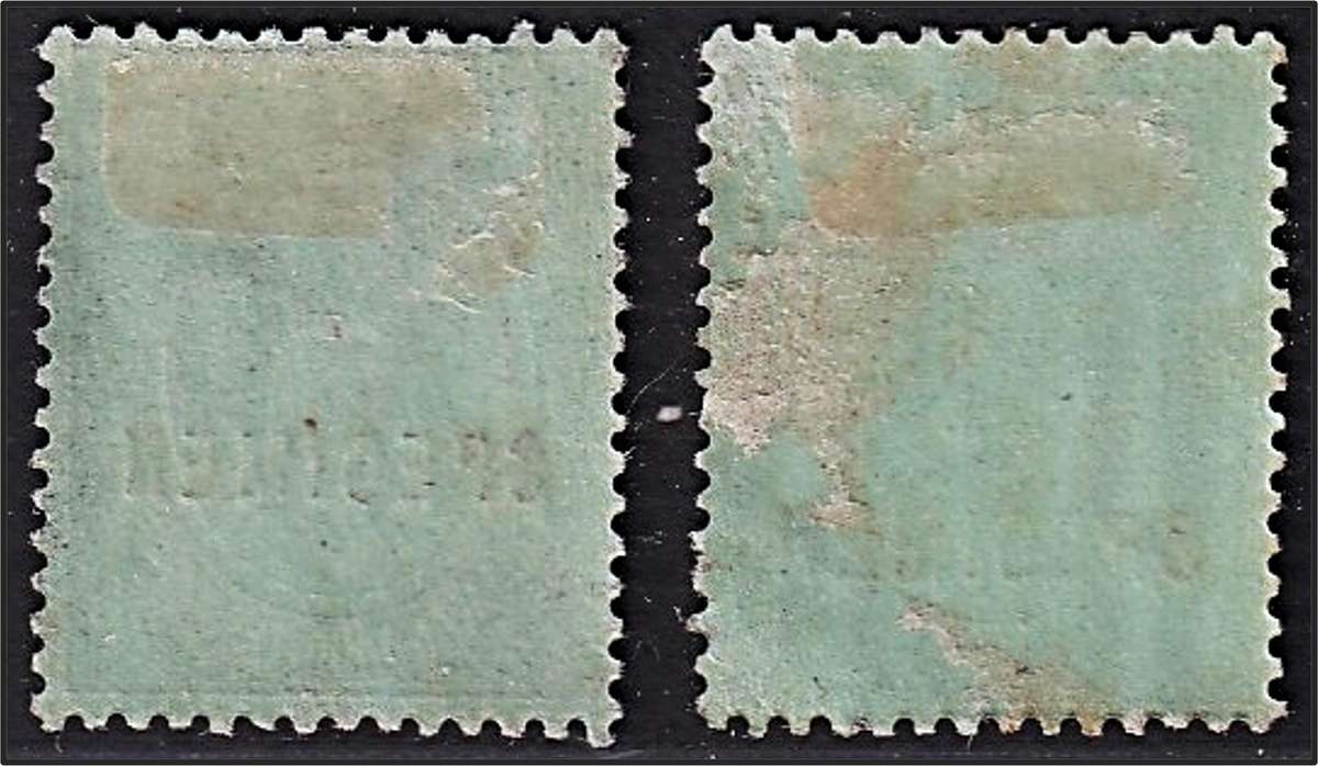 1908 & 1913 Nyasaland KEVII & KGV SG.72 & 93 MM(*) - Overprinted SPECIMEN