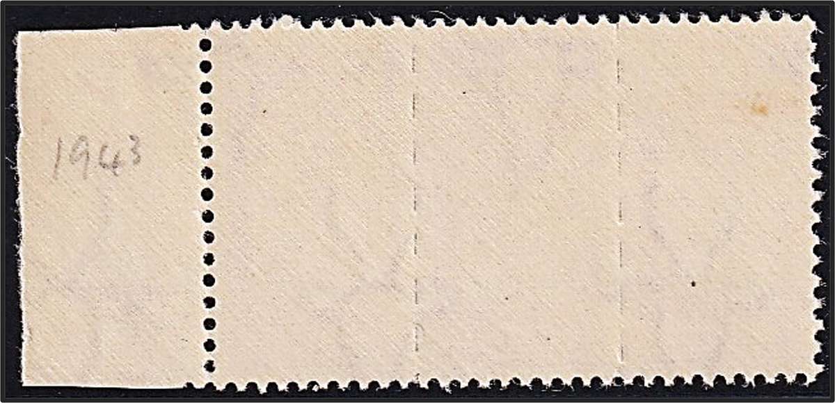 1943 Union 1d Nurse UMM(**) Variety -  Spot & Light Shading Left of Face