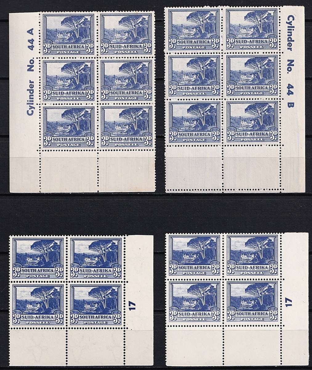 1947/54 Union Pictorial UMM(**) Set in Control Blocks - Most Issues/Var  @ Huge CV  R21,385+