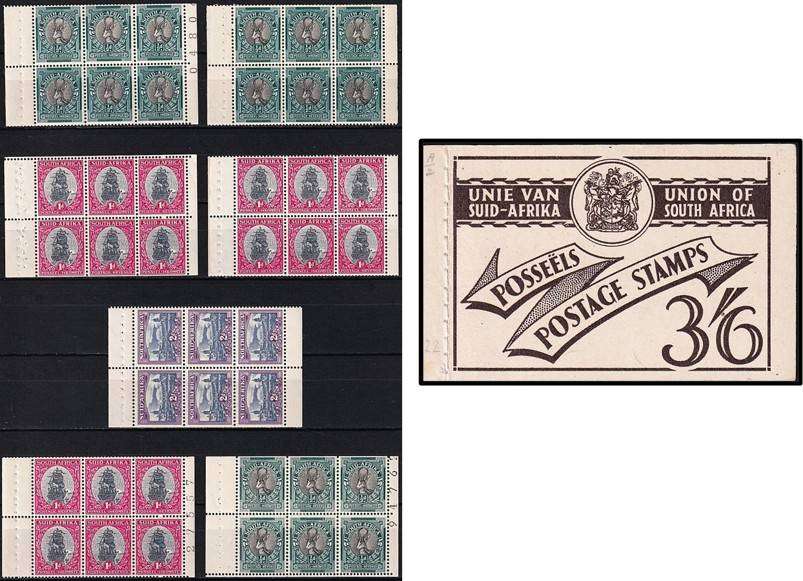 1952 Union Booklet No21 Unexploded + Loose Panes/Numbered Panes - Nice Lot!