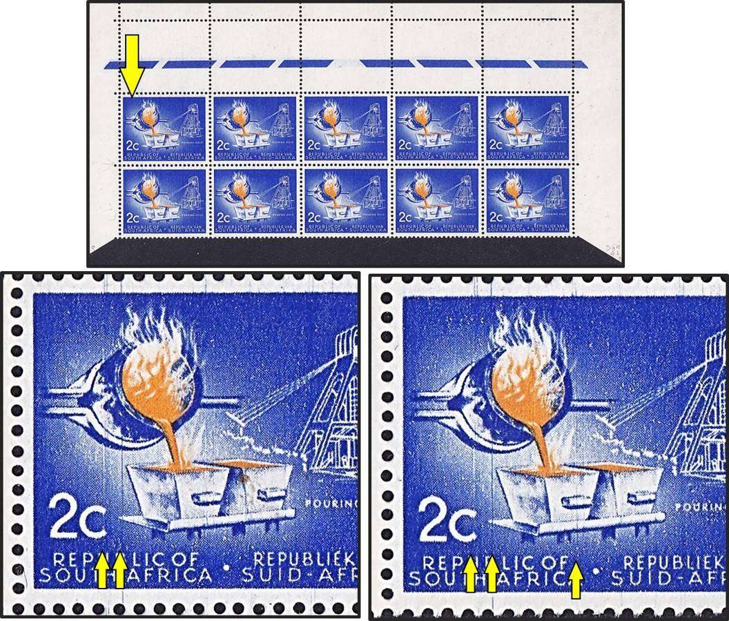 1964 RSA 2c CC.228 UMM(**) Top Rows - Prominent Vertical DR Blade - Nice Exhibit Item!