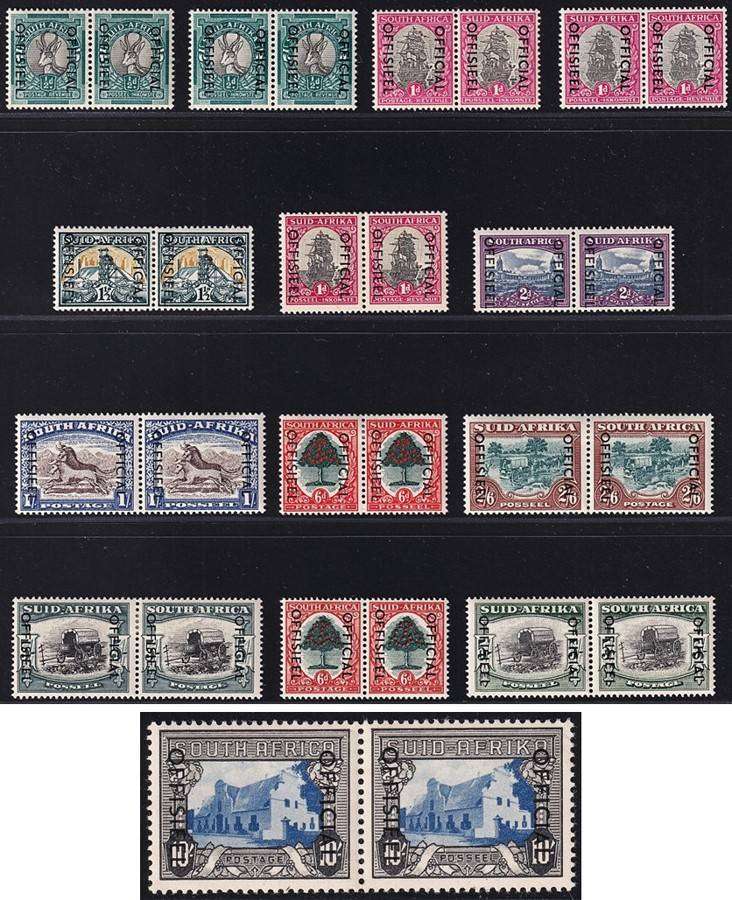 1950/4 Union Official MM/UMM(Mostly UMM) Set & Most Listed Varieties @ CV  R7,080