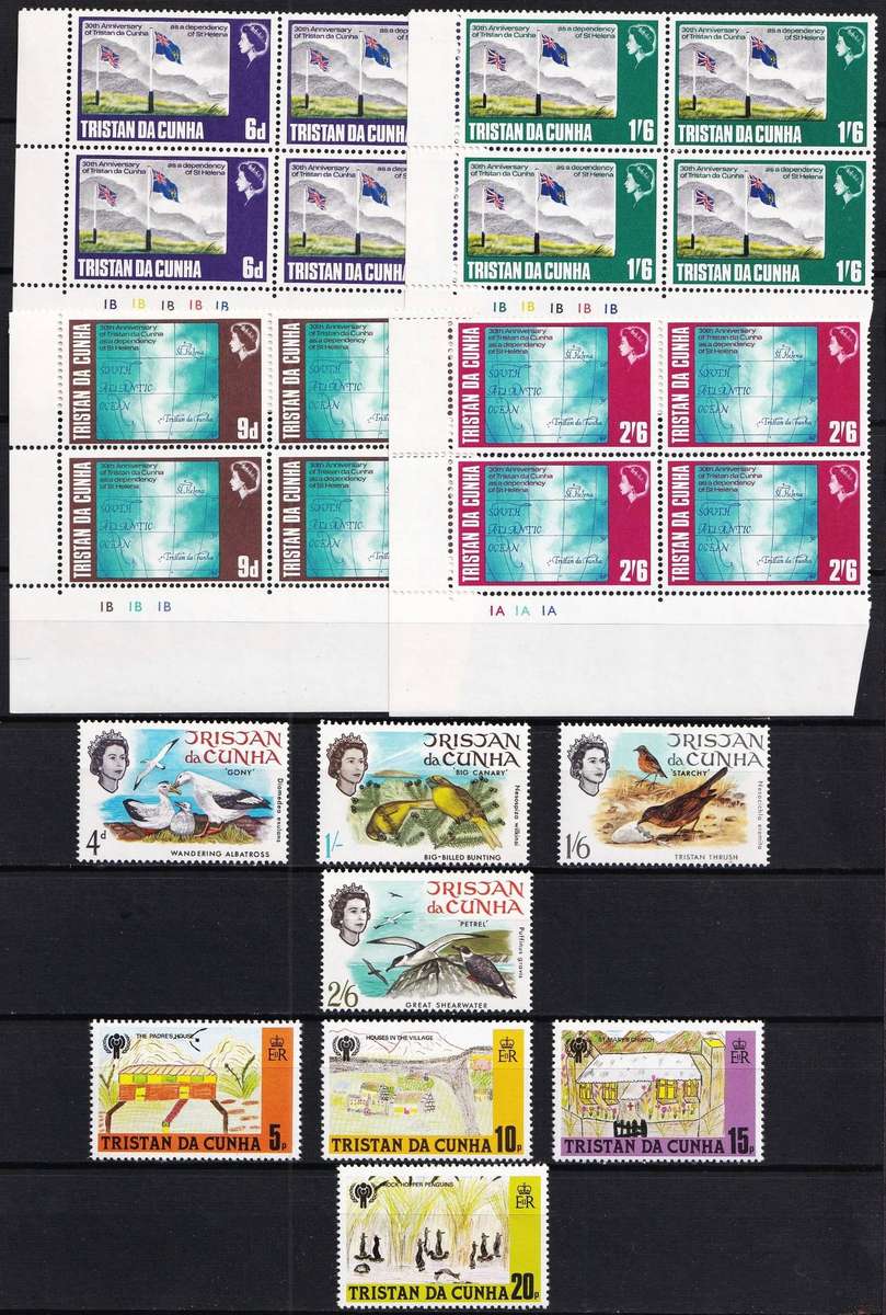 Tristan Da Cuhna UMM/MM Part Sets & Issues, Blocks & Minisheets - High Value Lot!