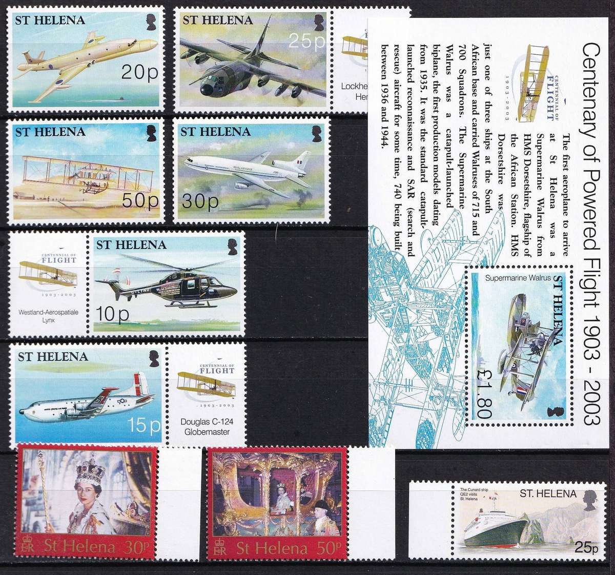 2000-2003 St Helena UMM(**) Sets & Issues @ CV  R3,150+