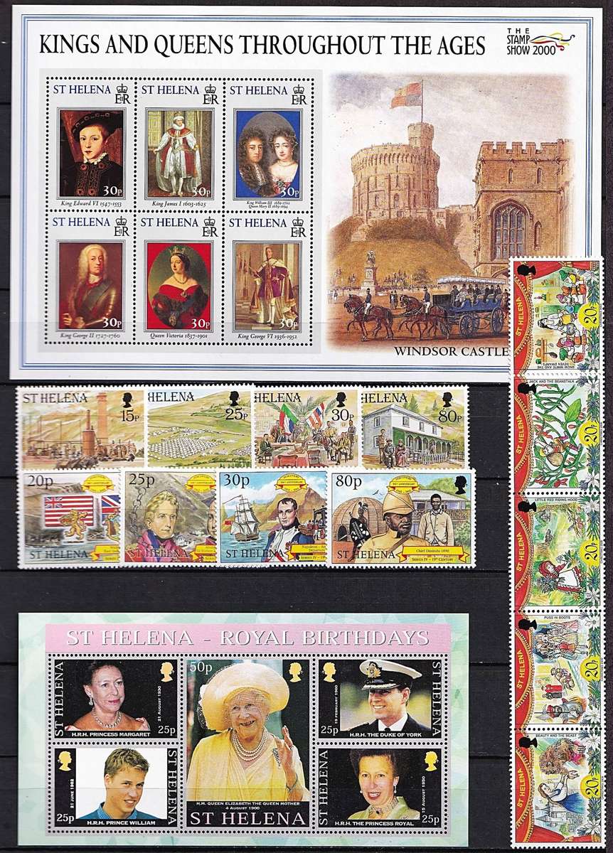 2000-2003 St Helena UMM(**) Sets & Issues @ CV  R3,150+