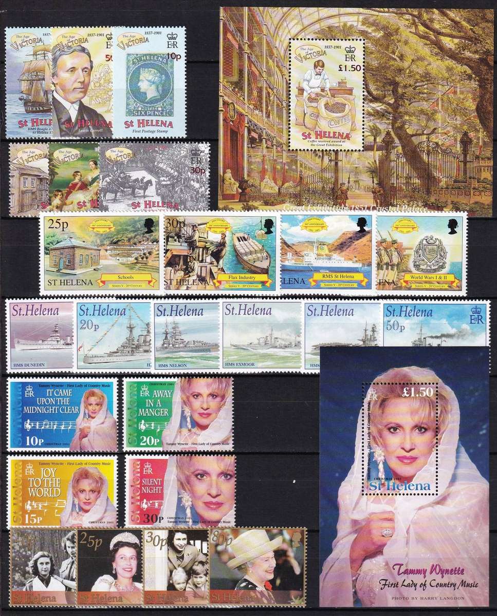 2000-2003 St Helena UMM(**) Sets & Issues @ CV  R3,150+
