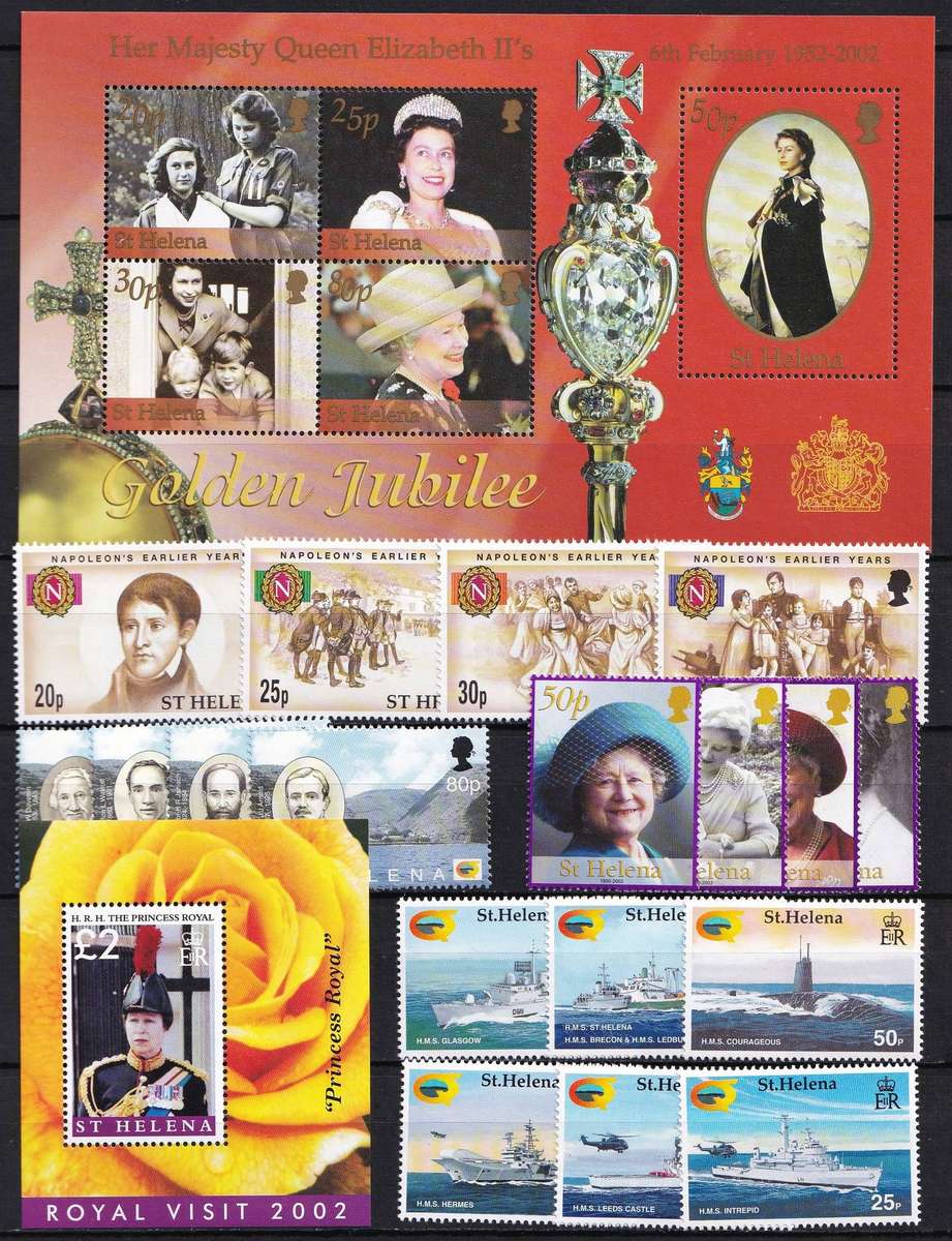 2000-2003 St Helena UMM(**) Sets & Issues @ CV  R3,150+