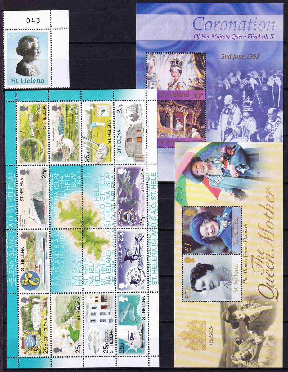 2000-2003 St Helena UMM(**) Sets & Issues @ CV  R3,150+